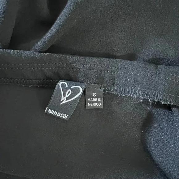 Windsor Strapless Blouse Size Small Rhinestone Bling Embellished Chest Cocktail - Picture 7 of 7